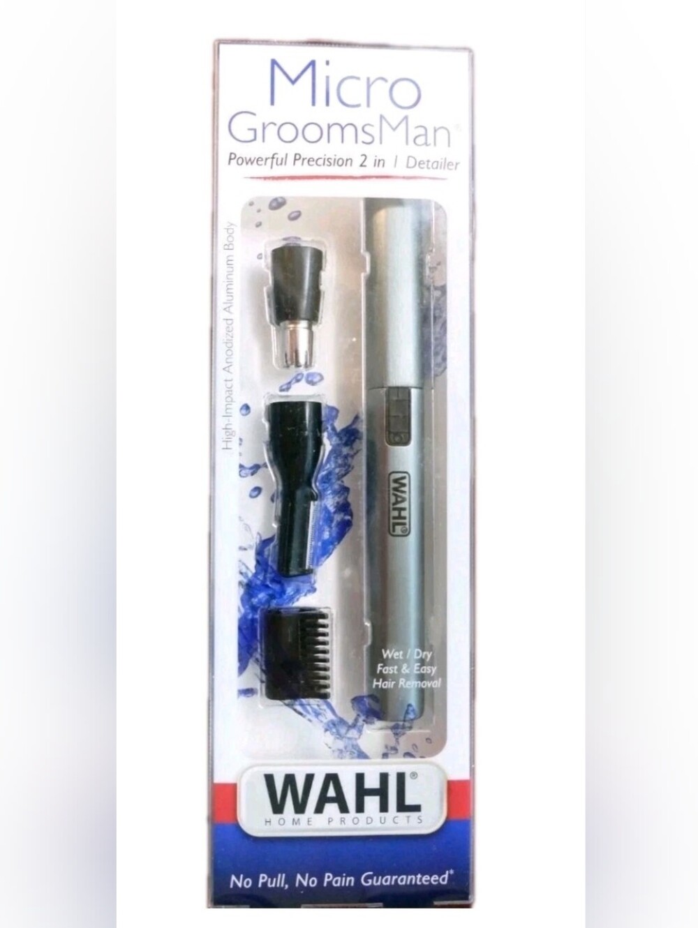 Wahl Nose Ear Trimmer Neck Hair Beard Eyebrow Groomer Clippers Micro Personal